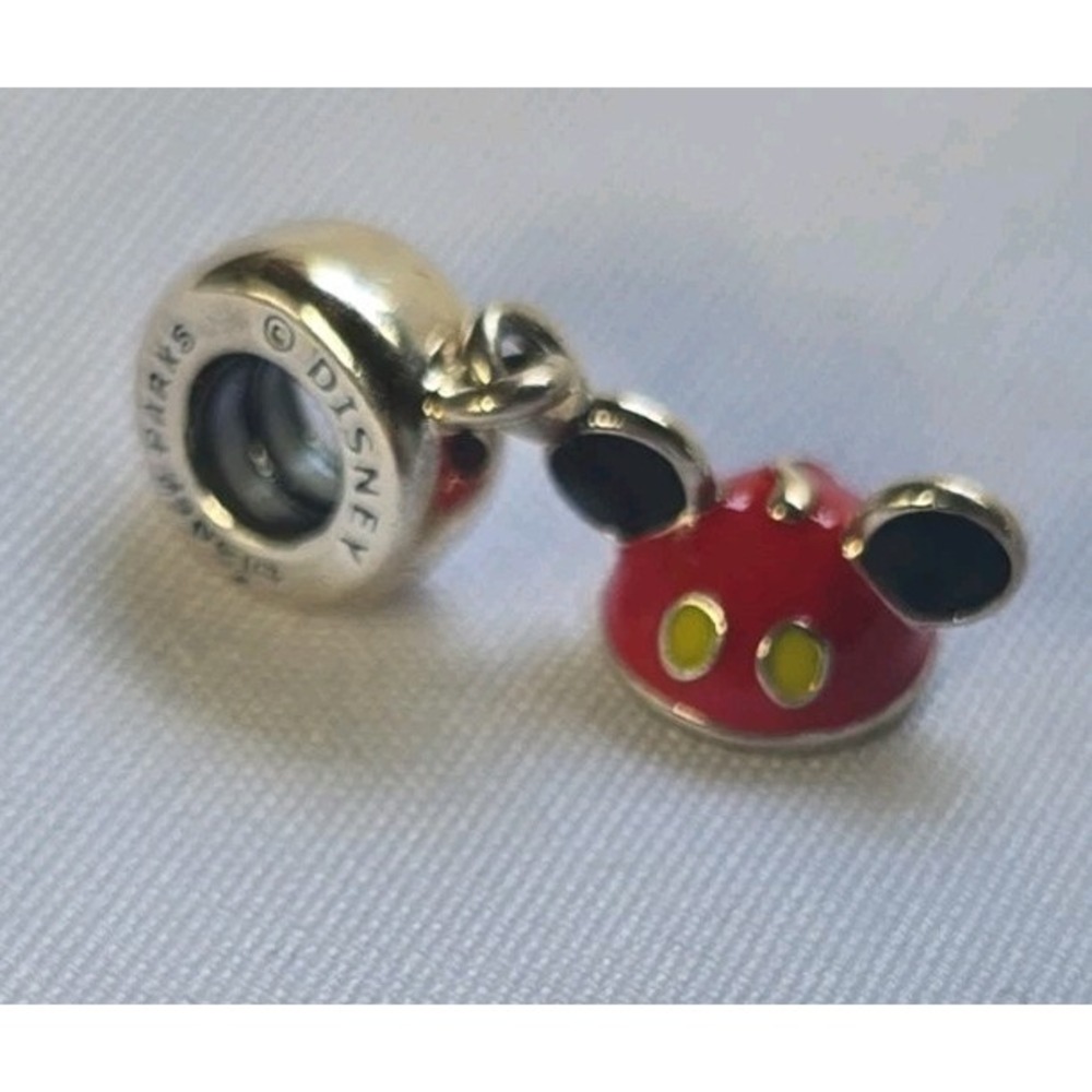 Disney Parks-Exclusive Pandora Mickey Mouse Ear Hat Dangle Charm